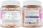 2 Pack Myo-Inositol & D-Chiro Inositol, Hormone Balance for Women | Sugar Free Inositol Gummies w/ Omega 3, MTHF Folate, Vitamin D3, B12, Magnesium & Zinc for Ovarian Health, Ideal 40:1 Ratio, Vegan