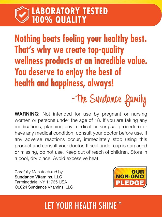 Sundance Ashwagandha Gummies | 40 Vegan Gummies | Vegan, Non-GMO, and Gluten Free Supplement
