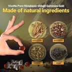 VivoNu Shilajit* Gummies,Pure Himalayan* micronutrient Supplement, Himalayan Premium Ingredient with Shilajit, Ashwagandha, Gokshura, Fulvic Acid & 85+ Trace Minerals I for Men & Women (3000MG/1 Bag)