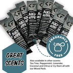 The Klean Freak Body Wipes - 12 count Individually Wrapped | Showerless Body Wipe for Women & Men | Sustainable Bodywipes for Gym, Travel, Camping | Scent Free