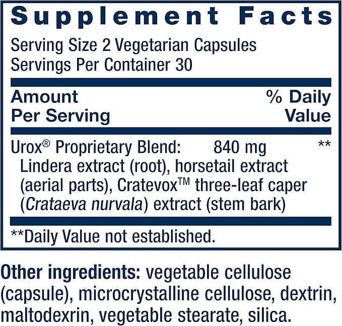 Life Extension Women's Bladder Support – for Bladder Health and Normal Urinary Frequency – Horsetail, Lindera and Three-Leaf Caper Extracts – Non-GMO – Gluten Free — 60 Vegetarian Capsules
