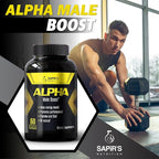 Alpha Testosterone Booster for Men - Increase Size Enlargement Pills for Men - Male Enhancing Supplement Energy, Strength, Stamina, Endurance, Performance - Male Enhancement Testosterona Para Hombre