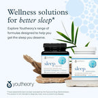 Youtheory Sleep Nighttime Powder - Powder for Circadian Rhythm Support & Stress Relief - Contains L-Theanine & Glycine - 6 oz (30-Day Supply)