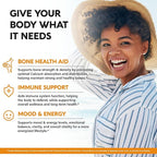 Vitamin D3 K2 - Vitamin D3 10000 iu & K2 as MK-7 120 mcg - Immune & Mood Support, for Bone & Teeth Health - with Magnesium, Zinc & Vitamin C & B12 - Highly Bioavailable - Made in USA, 240 Capsules