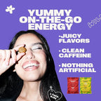 Proper Wild Energy Chews & Gummies for Focus & Clean Energy, Vegan with L-Theanine & Organic Caffeine, Plant-Based, Gluten-Free, Non-GMO, Sour Lemon Lime (10-Pack)