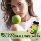 LanranBee Apple Cider Vinegar Gummies 1000mg with Vitamins B12 Multivitamin ACV Supplement Gummy – Supports Digestion, Energy, Weight Management & Gut Health – Vegan, Non-GMO, Gluten-Free – 60 Count