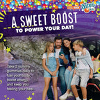 Vital+Boon - Iron with Vitamin C & B12 Gummies (120 Count) Vital for Red Blood Cell Formation | Gum Drop Grape Real Pectin Fruit Chew Supplements | Vegan, Non-GMO, Gluten Free & Gelatin Free