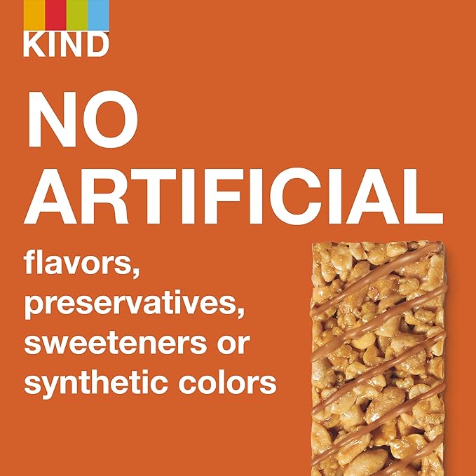 KIND Protein Snack Bar, Crunchy Peanut Butter, Healthy Snacks, Gluten Free, 12g Plant Protein, 12 Count (Pack of 2)