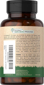 Horbäach Grass Fed Beef Liver | 4500mg | 60 Capsules | Desiccated, Pasture Raised, Grain Free, Non-GMO Supplement