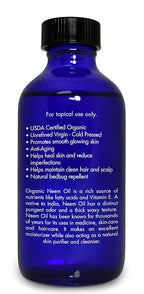 Organic, Neem Oil, for Plants, Skin, Hair, Dogs – 100% Pure, Neem Oil, by Zongle Therapeutics, 4 OZ