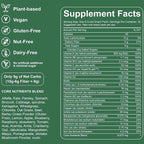 Greens Gummies - Organic Chlorella and Spirulina, Digestive & Gut Health, Formulated with 60+ Ingredients, Multi-Vitamins & Minerals, Daily Gummies, 224 Gummies Bear