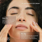 Advanced Clinicals Niacinamide Serum | 5% Niacinamide Serum For Face With Hyaluronic Acid, Ferulic Acid, Aloe Vera, & Fruit Extracts Helps Improve Look Of Dark Spots & Uneven Skin Tone, 1.75 Fl Oz