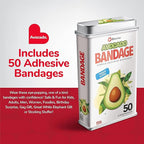 BioSwiss Bandages, Avocado Shaped Self Adhesive Bandage Set, Latex Free, Sterile Wound Care, 50 Count