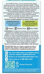 Health & Her Perimenopause Supplement for Women – The UK’s No.1 Perimenopause Supplement - Multi-Nutrient Wellbeing Support for Early Stage of Menopause, Vegan, Gluten-Free, Non GMO (60 ct - 1 Month)