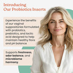NewLife Naturals Vaginal Probiotic Suppositories 2 Billion CFU – Feminine pH Balance & Odor Support – Bacillus Coagulans + Prebiotic + Lactic Acid – Non GMO All Natural - 30 Day + Supply (14 Inserts)