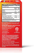 Megared Omega-3 Fish Oil + High Absorption Krill Oil 500mg Softgels, MegaRed Advanced 4in1 (80 count in a bottle) Concentrated Omega-3 Fish & Krill Oil Supplement