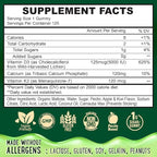 OH MY CHEWY Center-Filled Vitamin D3 K2 & Calcium Gummies - Supplement for Healthy Teeth, Bone & Energy - 5000 IU D3, 120 mcg K2(MK-7), 120 mg CA - Vegan & Non-GMO - 120 Count