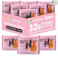 Hethstia Protein Ramen Spicy Kimchi Flavor, 6-Pack Instant Kimchi Noodle Soup, 32g Plant-Based Protein, Vegan, Low Fat, Non-GMO, Healthy High Protein Ramen Meal