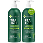Tea Tree Lemongrass Body Wash MaxTherapy, Itchy Skin Relief, Antifungal Defense, Fights Body Odor, Soothes Jock Itch & Athlete's Foot, Intimate Wash, Men & Women, 2-Pack, Limited Edition