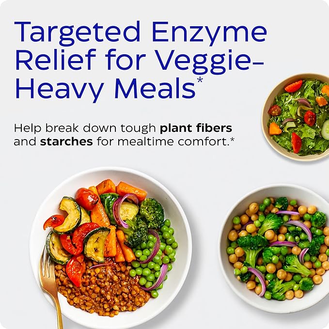 ENZYMEDICA VeggieGest Capsules, 60 Count