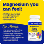 Enzymedica, Magnesium Mind with ATA Mg, 24% Faster Absorption, High-Bioavailability Magnesium for Sleep, Stress & Cognition, 60 Count