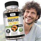 Kaya Naturals Digestive Enzymes with Prebiotics & Probiotics - Constipation & Bloating Relief Pills for Women & Men - Aids Immune Function - Digestion Support - 30 Veggie Capsules (Pack of 2)