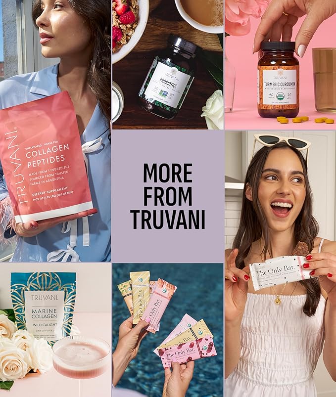 Truvani Pea Protein Powder | Unflavored | 20g Organic Vegan Plant Based Protein | 20 Servings | Keto | Gluten & Dairy Free | Low Carb | No Added Sugar