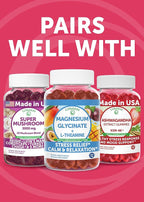 Lunakai USA Made Menopause Relief Gummies – Natural Menopause Supplements for Women with Black Cohosh & L-Theanine – Daily Support for Hot Flashes, Night Sweats & Hormonal Balance, 60ct
