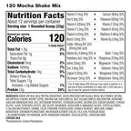 HMR 120 Shake Meal Replacement Powder | Mocha Shake Mix to Support Healthy Weight Loss | 12g of Protein | Nutritional Drink | Low Calorie Food | 12 Servings