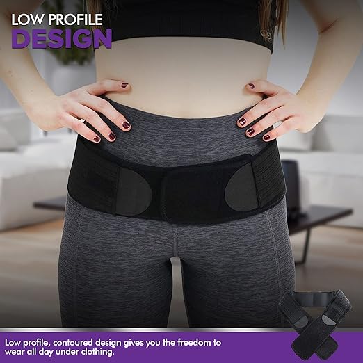 MARS WELLNESS Sacroiliac Support SI Loc Hip Belt for Men and Women Lumbar Lower Back Joint Pelvic Posture Support Large/X Large