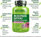 NATURELO Menopause Supplements for Women, Herbal Blend with Black Cohosh for Menopause Hot Flashes Advanced Estrogen Multi-Symptom Formula 90 Capsules (Pack of 2)