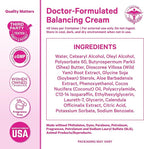 Pink Stork Wild Yam Cream for Hormone Balance | Doctor-Formulated | Topical Alternative to Supplements for Women | PMS, Fertility, Perimenopause, Menopause Support - Unscented, 4 oz, 1 Month Supply