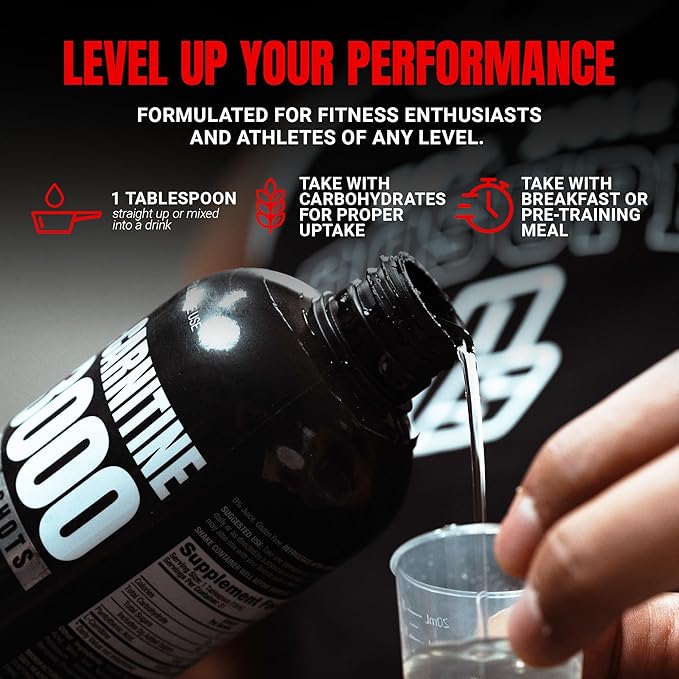 ProSupps L-Carnitine Liquid 3000, Stimulant-Free Liquid Shots for Men & Women - Clean Workout Drink for Energy, Performance & Muscle Recovery - No Sugar, No Carbs - 31 Servings, Blue Razz
