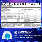 Essential Amino Acids EAA Gummies Nutritional Supplements for Women Men, BCAAs Branched Chain Amino Acids Supplement Gummies w/ Electrolyte Hydration, Black Raspberry Flavor, Gluten Free, Vegan, 120ct