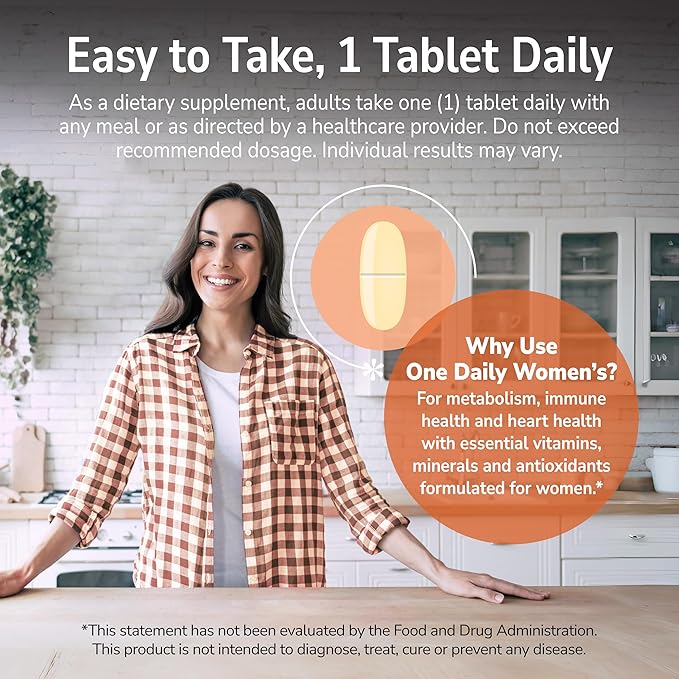 21st Century One Daily Women's Tablets, 100 Count