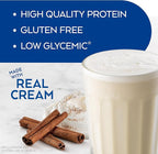 Atkins Creamy Cinnamon Swirl High Protein Shake, 15g Protein, Keto Protein Shake, 2g Net Carb, 1g Sugar, Low Sugar and Low Carb, Breakfast Protein Shakes, 12 Count