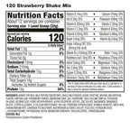 HMR 120 Shake Meal Replacement Powder | Strawberry Shake Mix to Support Healthy Weight Loss | 12g of Protein | Nutritional Drink | Low Calorie Food | 12 Servings