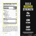 RYSE Loaded Protein Powder - Chocolate Cookie Blast - 25g Whey Protein Isolate & Concentrate with Prebiotic Fiber & MCTs - Low Carb, Low Sugar, Digestive-Friendly - 27 Servings / 2 lb Tub