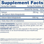 ProHealth, Ca AKG Supplement (Alpha Ketoglutarate) (1,000 mg per 2 Capsule Serving, 60 Capsules). Supports Cellular Energy, Metabolic Function and Healthy Aging Processes (3 Pack)