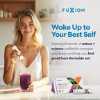 FuXion | Vita Xtra T+ | Energy Drink Powder | Energy Support | Multimineral and Multivitamin Powder Drink | Provides Physical Energy and Vitality | Powerful Antioxidants | Purple Corn Flavor | 28u