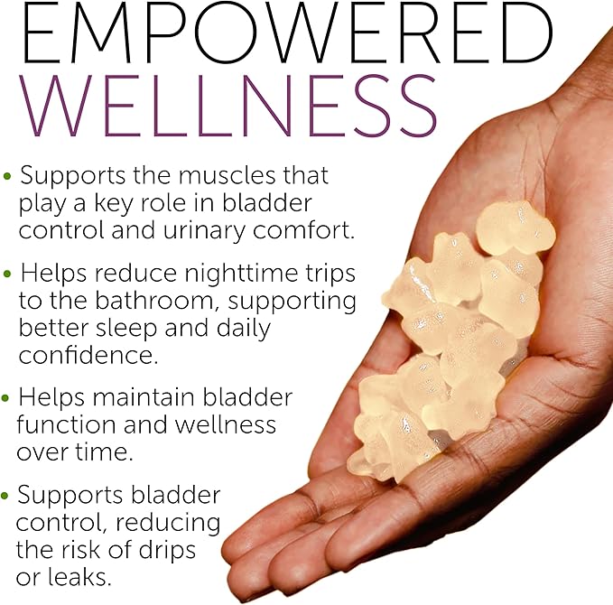 Bladder Control Supplements – Urinary Tract Health for Women | Overactive Bladder Support, UTI Relief & Infection Treatment | Daily Feminine Wellness Gummies – 60 Pineapple Flavor