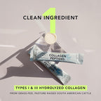 AMANDEAN Collagen Peptides Powder Packets | 30 Individual Stick Packs | Grass-Fed Hydrolyzed Collagen Protein | Unflavored, Easy to Mix | Travel Friendly | Promotes Healthy Gut, Skin, Hair, Nails.