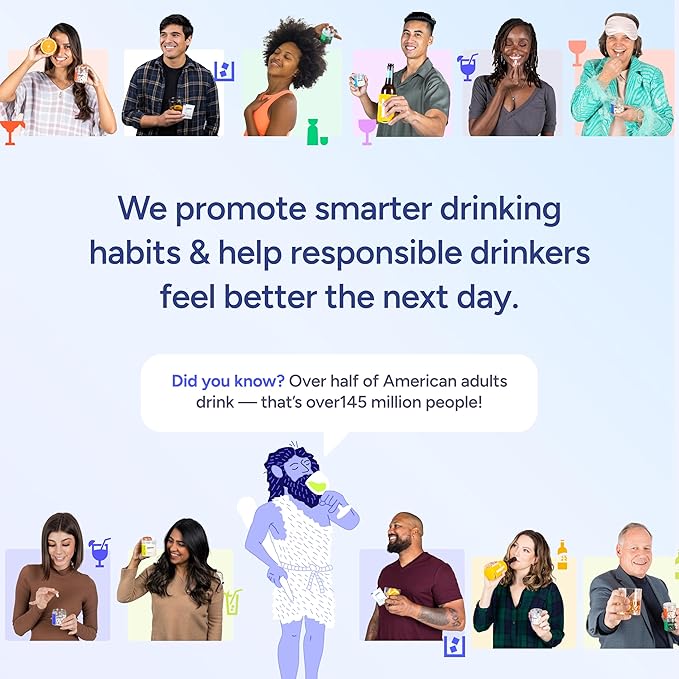 Cheers Restore | Supplement with DHM + L-Cysteine | Feel Better After Drinking & Support Your Liver | 36 Doses | Dihydromyricetin, Cysteine, Prickly Pear, B-Vitamins, Ginger