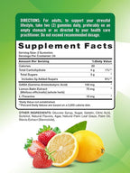 Nature's Truth Stress Relief Gummies for Adults | with Gaba, L Theanine, and Lemon Balm | Lemon Strawberry Flavor | Non-GMO & Gluten Free Supplement