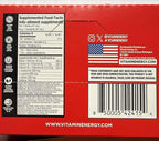 Vitamin Energy Focus+ Extra Strength Energy Shot Tropical Infusion 12 Pack, 260mg Natural Caffeine, B-Vitamins, CoQ10, Amino Acids, Focus, Productivity & Clarity, Zero Sugar, Gluten-Free, 1.93 fl oz