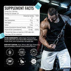 Creatine Monohydrate Gummies 6g for Men Women,Complex Creatine Monohydrate Chewable for Muscle Strength,Muscle Building,Energy Boost,Pre-Workout Energy Supplement,Vegan Blue Raspberry - 120 Count