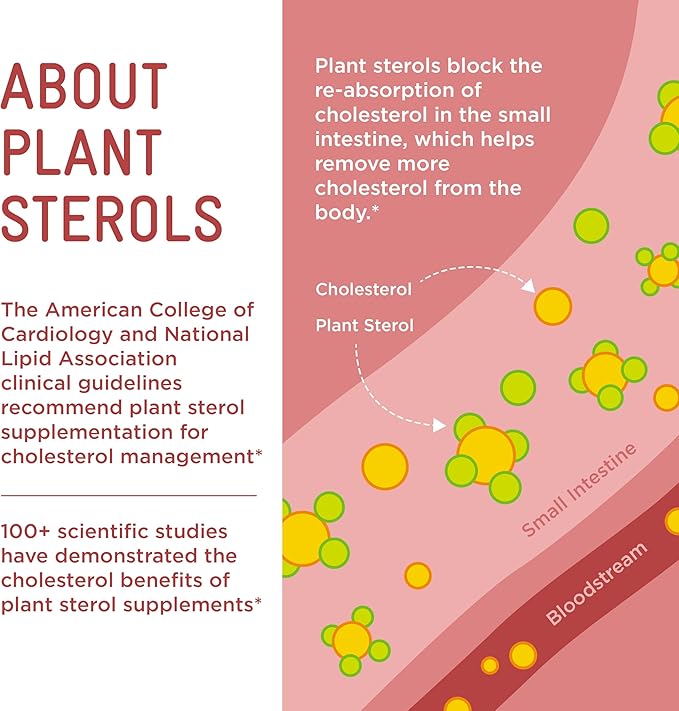 Plant Sterols Healthy Cholesterol Gummy Supplement (2280 mg Plant Sterol Esters Per Day): Clinical Strength, Vegan (112 Gummies)
