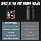 NutraBio 100% Whey Protein Isolate Protein Powder, 25g Protein with Complete Amino Acid Profile, Non-GMO, Soy & Gluten Free, Low Carb, Low Calorie Whey Protein Powder, Chocolate Peanut Butter, 2 Lbs