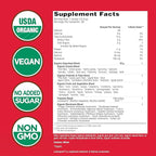Country Farms Super Greens Berry Flavor, 50 Organic Super Foods, USDA Organic Drink Mix (Wheat Grass, Spirulina, Chlorella) Mushrooms & Probiotics, with Fiber, Gut Health, Natural Energy, 30 Servings
