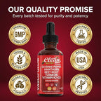 Clean Nutra Cayenne Pepper Drops Supplement Liquid + Hawthorn Berry, Vitamin D3 K2 Beet Root Powder, Ceylon Cinnamon, Turmeric Curcumin, Organic Panax Ginseng, Berberine Extract 1 Pack